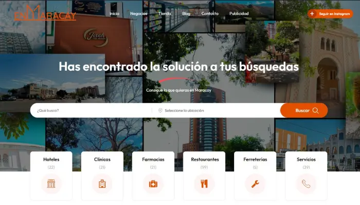 Proyecto de directorio web EnMaracay