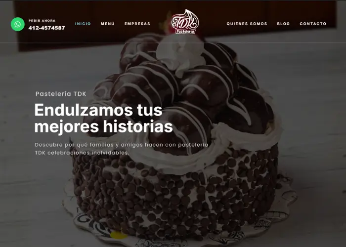 Proyecto ecommerce de Pastelería TDK