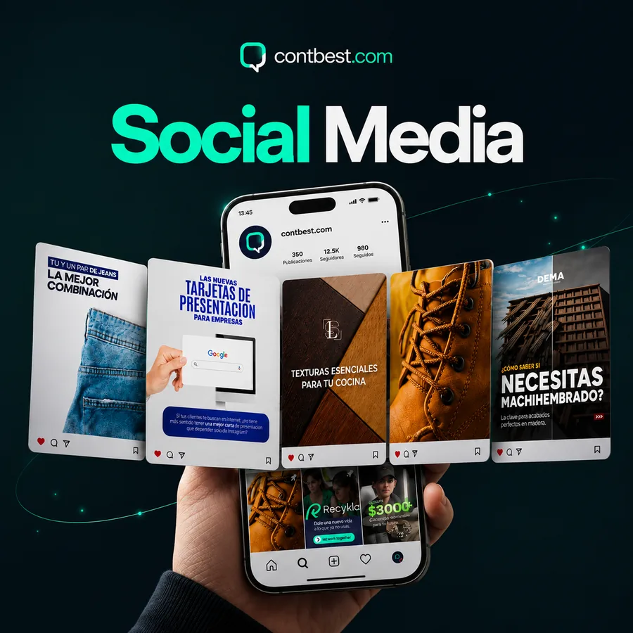 Servicio de social media de Contbest: contenido y gestión de redes sociales para marcas